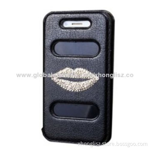 New Arial Lips Premium PU Leather Cases for iPhone Series, OEM/ODM Orders Accepted